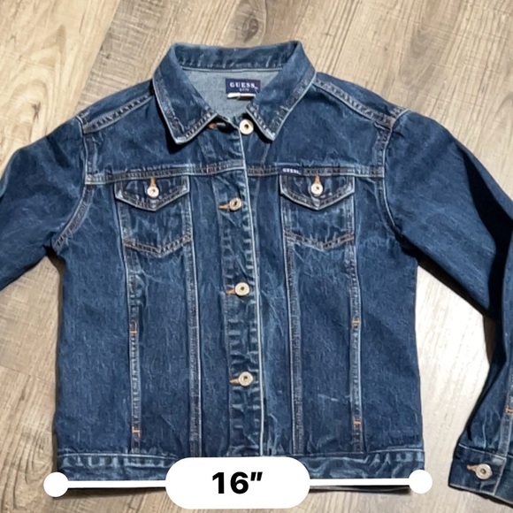 Guess Girls Denim Jacket XL - Picture 6 of 9